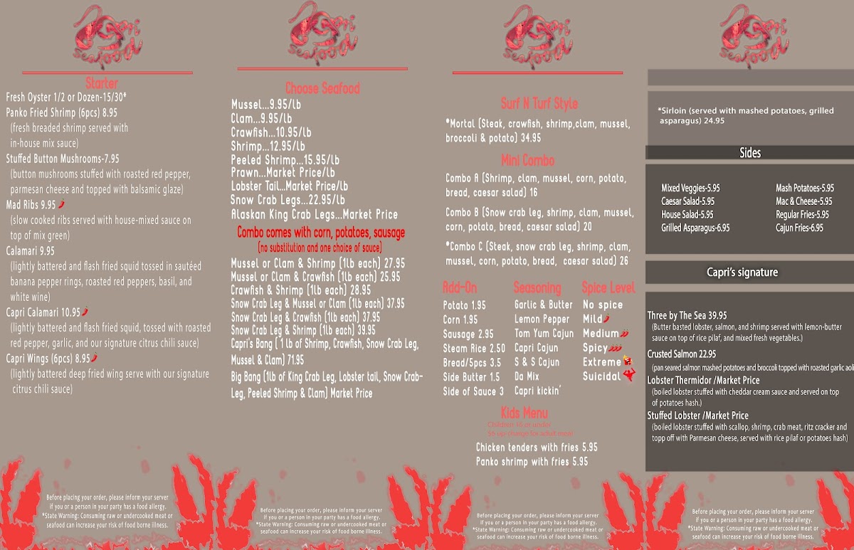Menu Capri Seafood-7